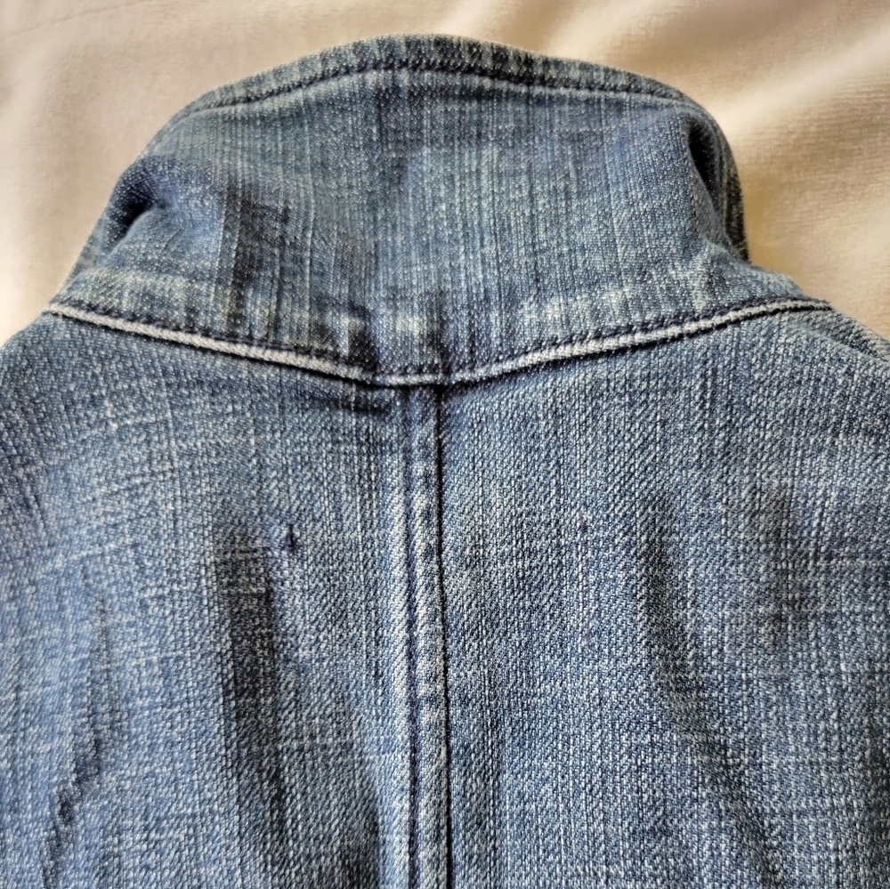 Juicy Couture Jeans Y2K denim 1 button blazer S - Picture 11 of 16